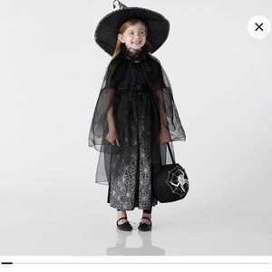 Glow in the Dark witch costume with hat and light bucket